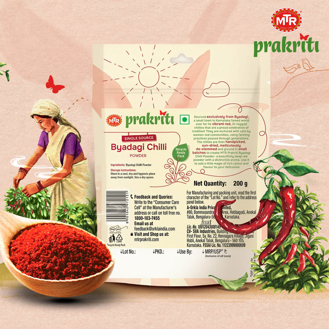 Byadagi Chilli Powder