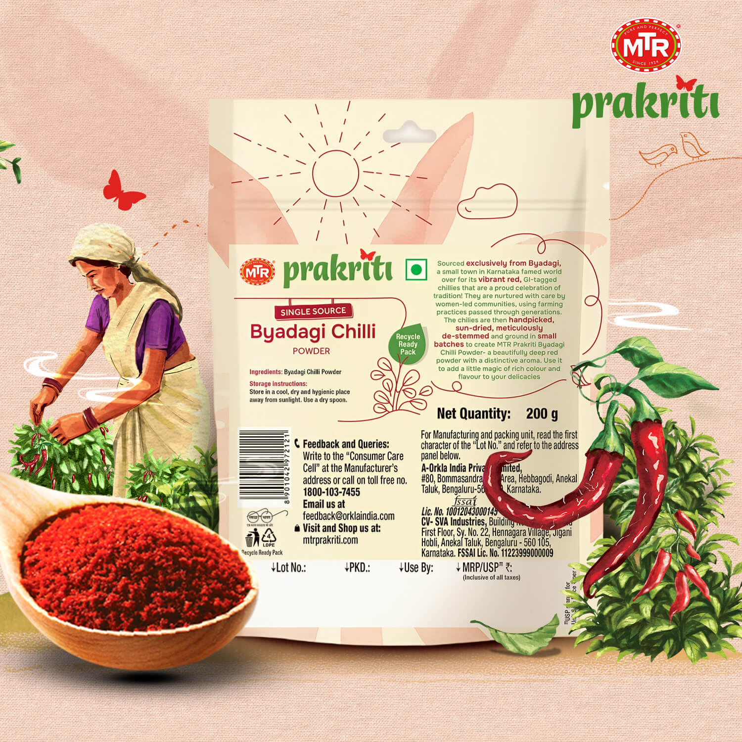 Byadagi Chilli Powder