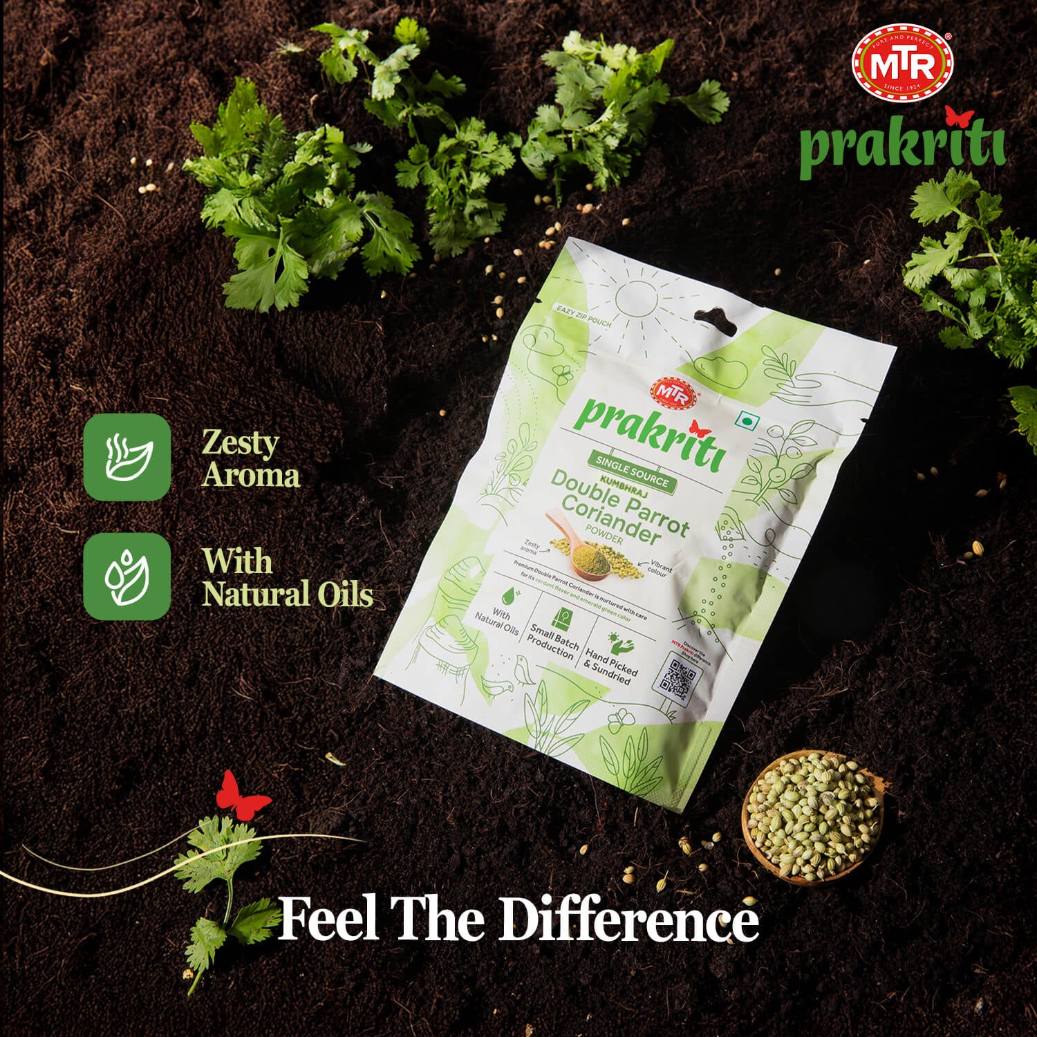 Kumbhraj Double Parrot Coriander Powder