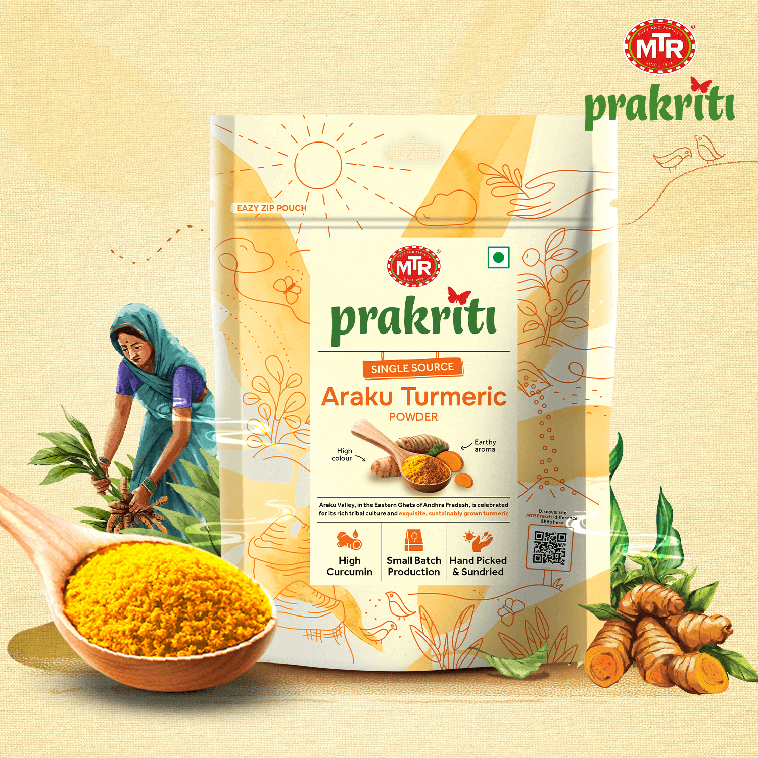 Araku Turmeric Powder