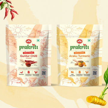 Guntur Chilli Powder & Arakru Turmeric Powder