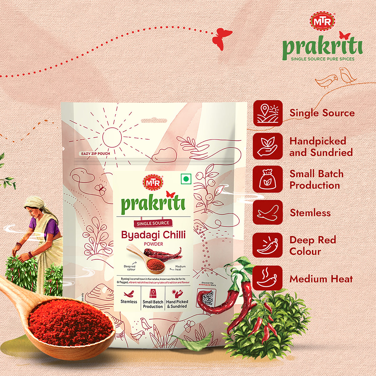 Byadagi Chilli Powder - 100g