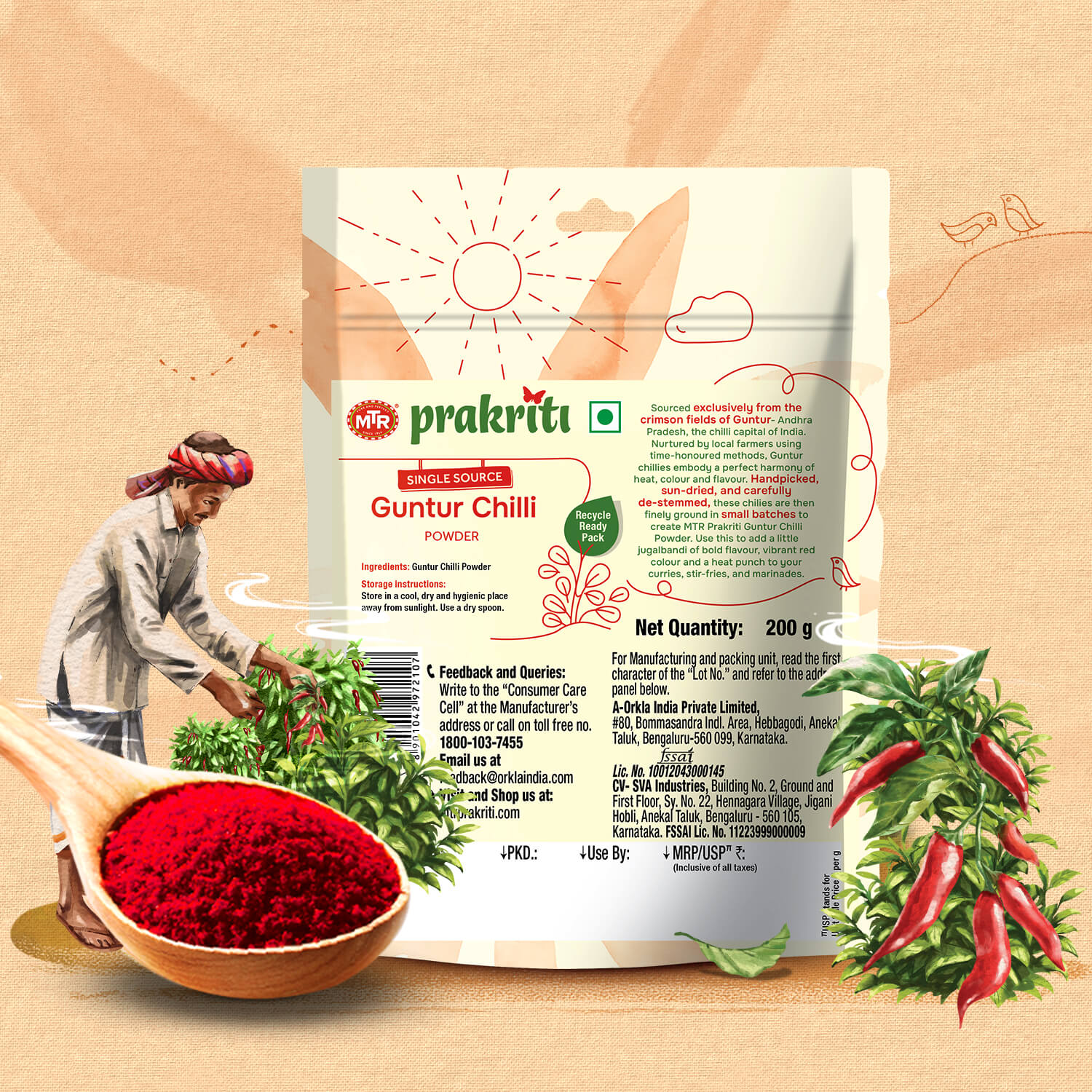 Guntur Chilli Powder